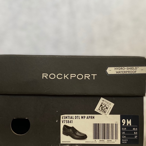 NIB Mens black Rockport shoes. - Picture 2 of 6